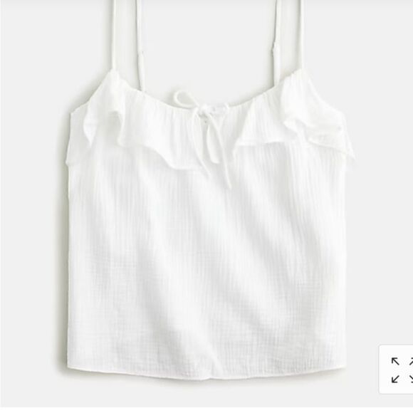 J. Crew Jadson Ruffle Gauze Camisole - Picture 1 of 5